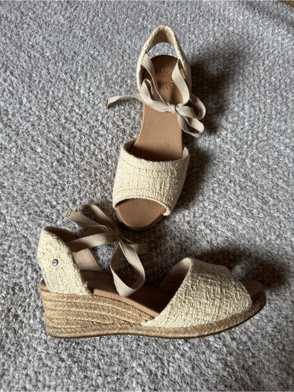 Ugg Delmar Woven Espadrille Wedge Sandal